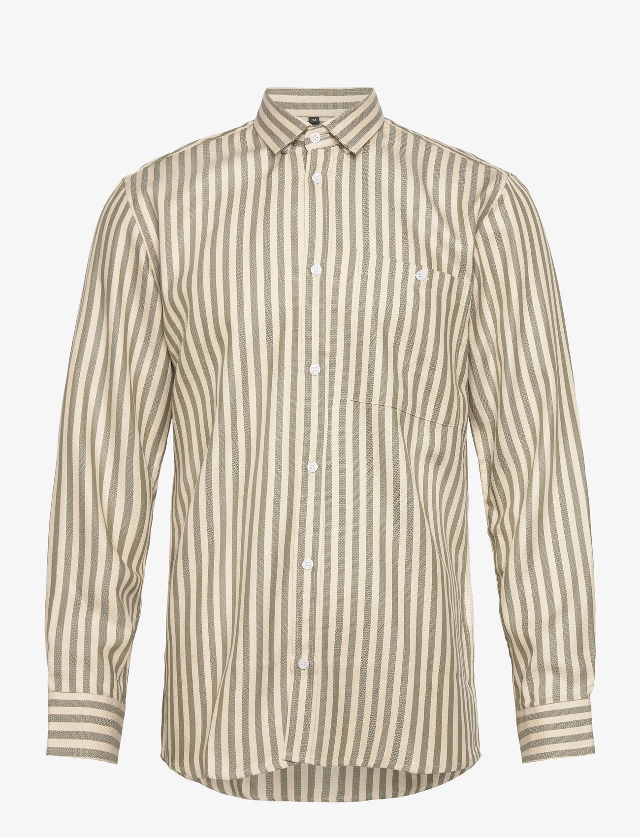 Bruuns Bazaar - Eli Graham shirt - avslappede skjorter - dried herb - 0