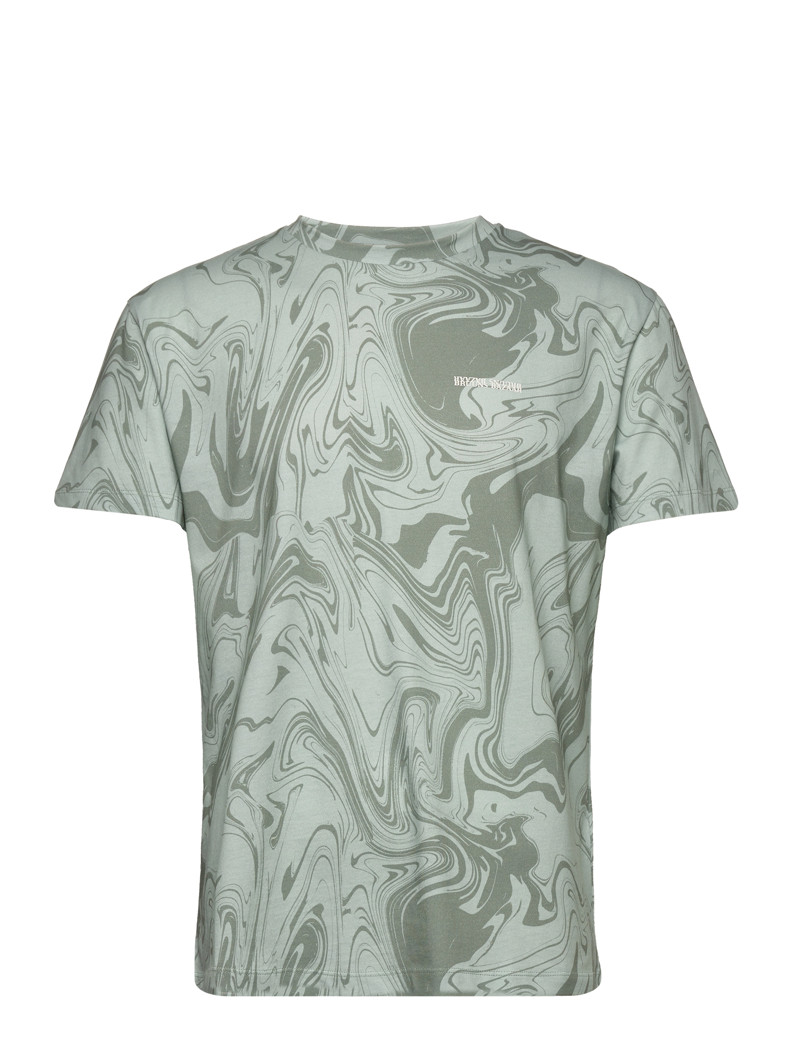 Blend Billy tee - SILT GREEN AOP