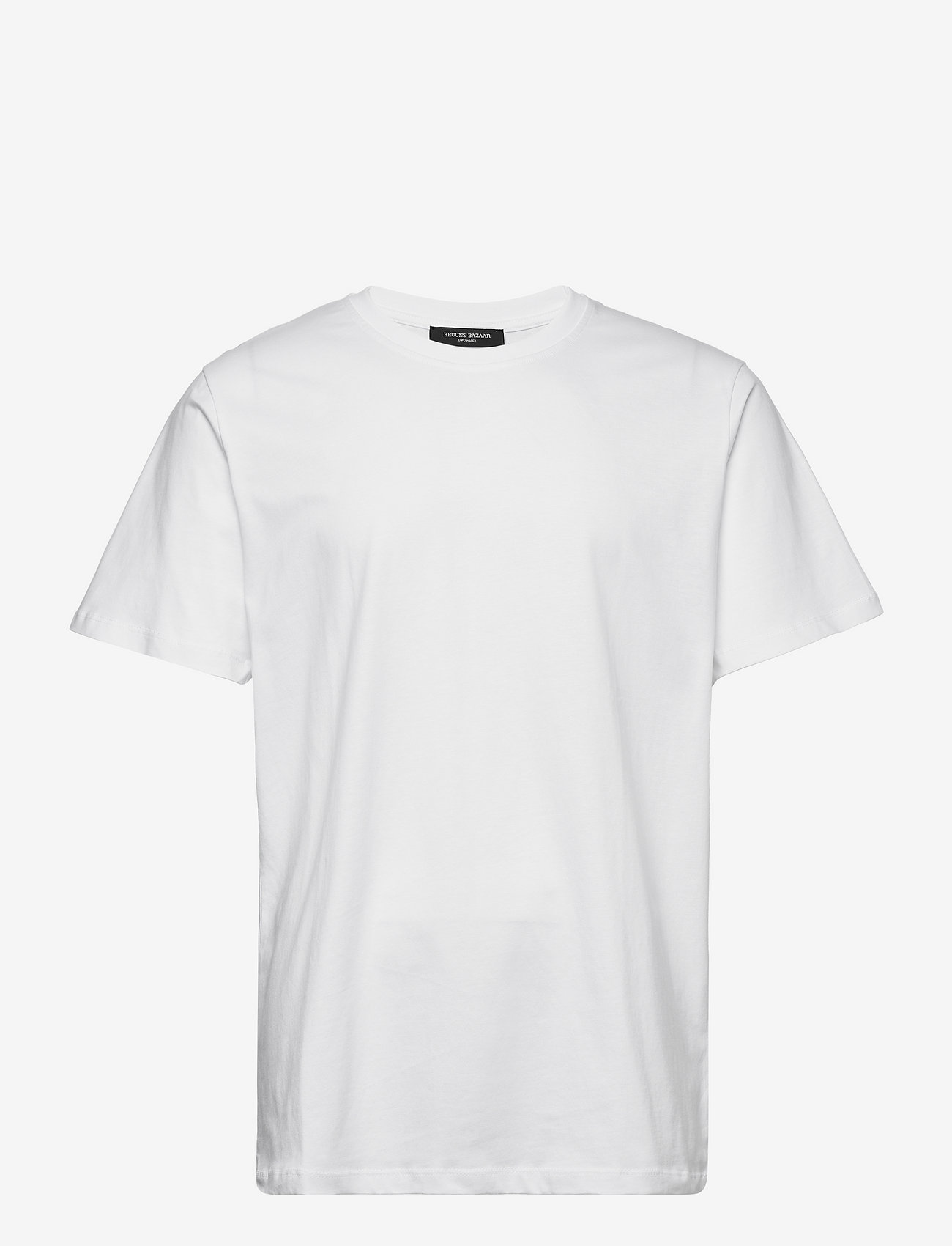 Bruuns Bazaar - Gustav Logo Tee - white - 1