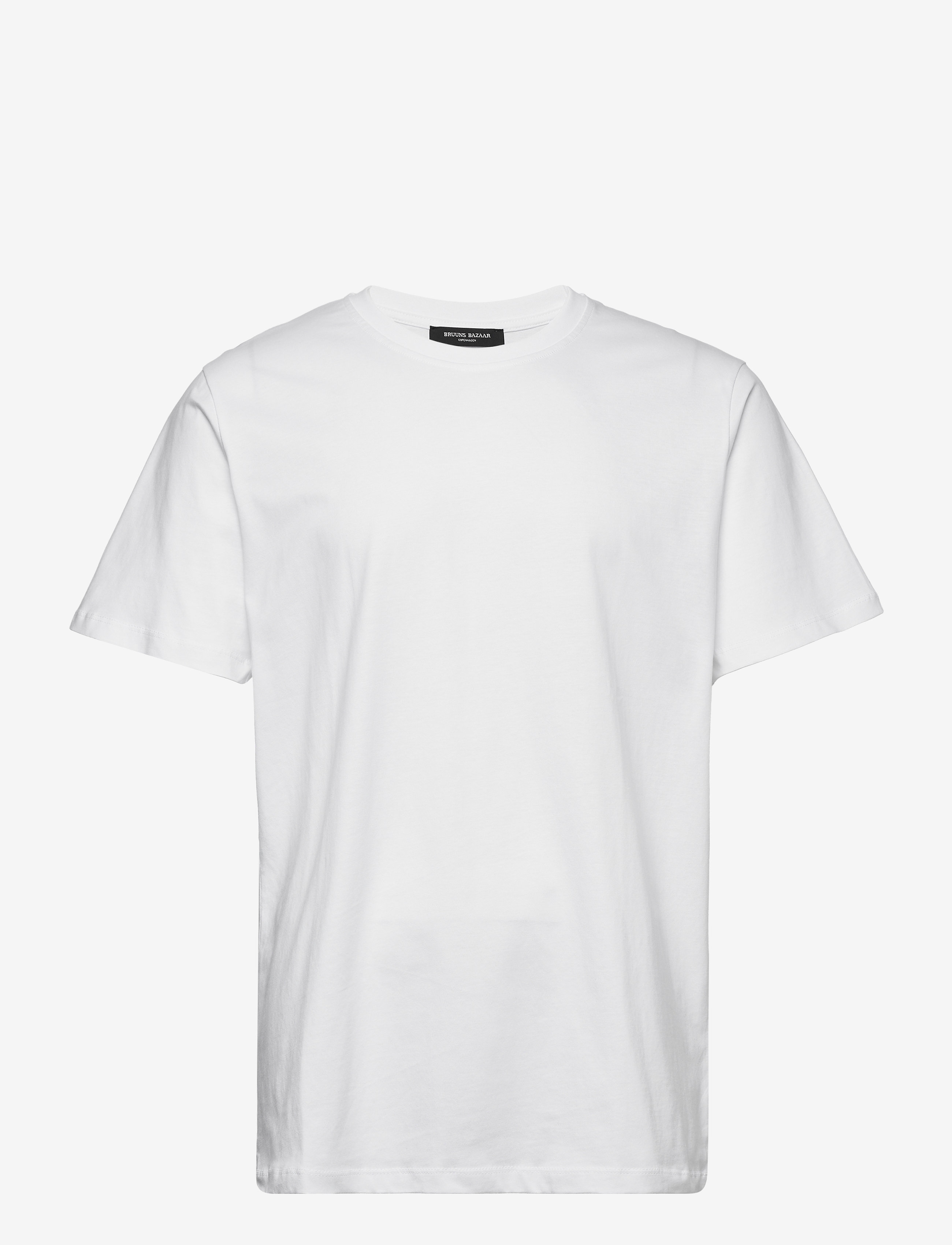 Bruuns Bazaar - Gustav Logo Tee - white - 1