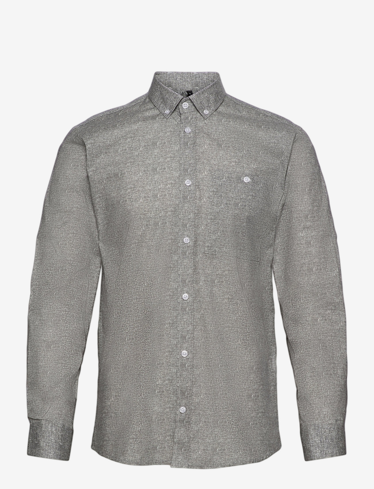 Bruuns Bazaar - Earth Laurent shirt - stone grey - 0