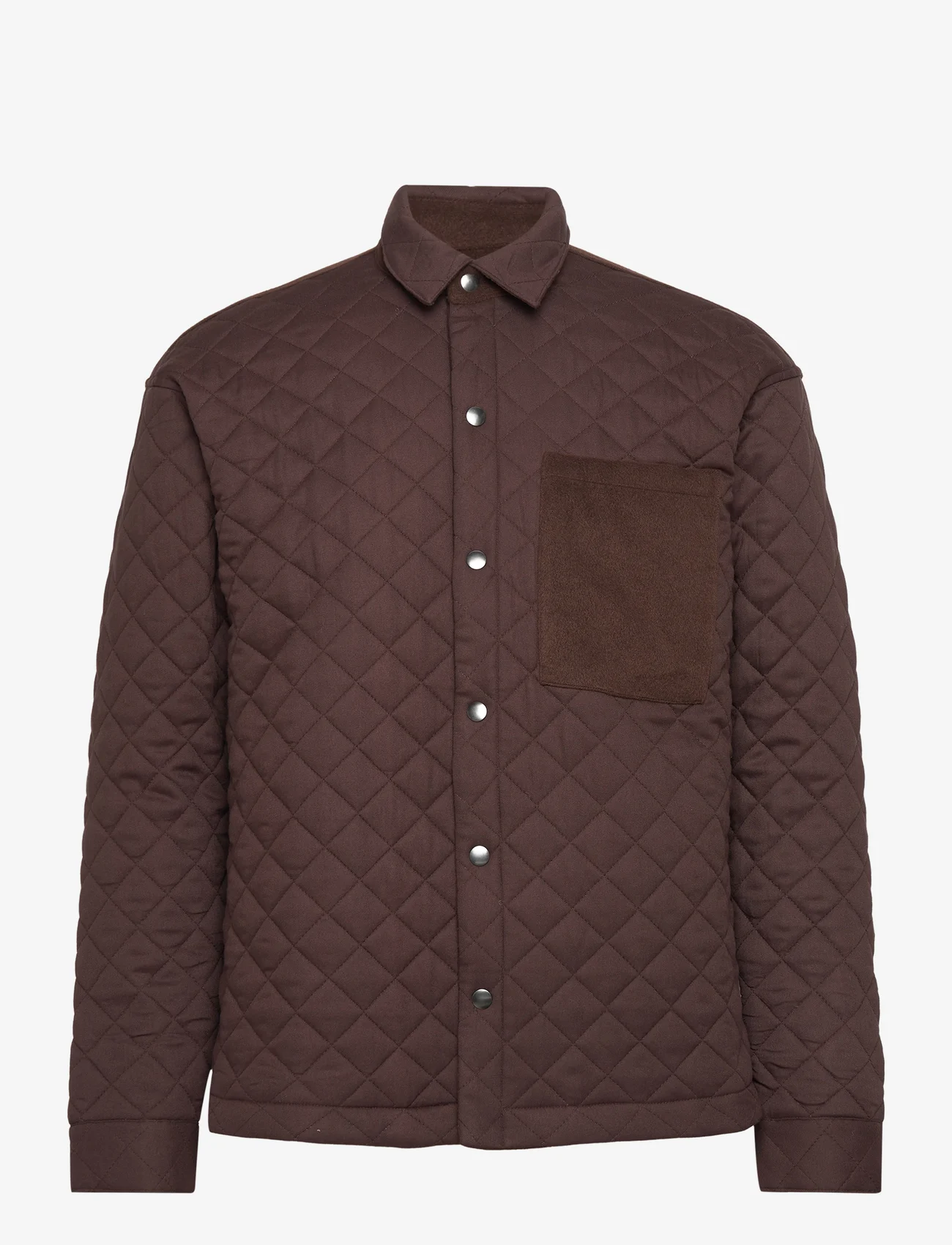 Bruuns Bazaar - Quilt Elmo jacket - vårjakker - demitasse - 0