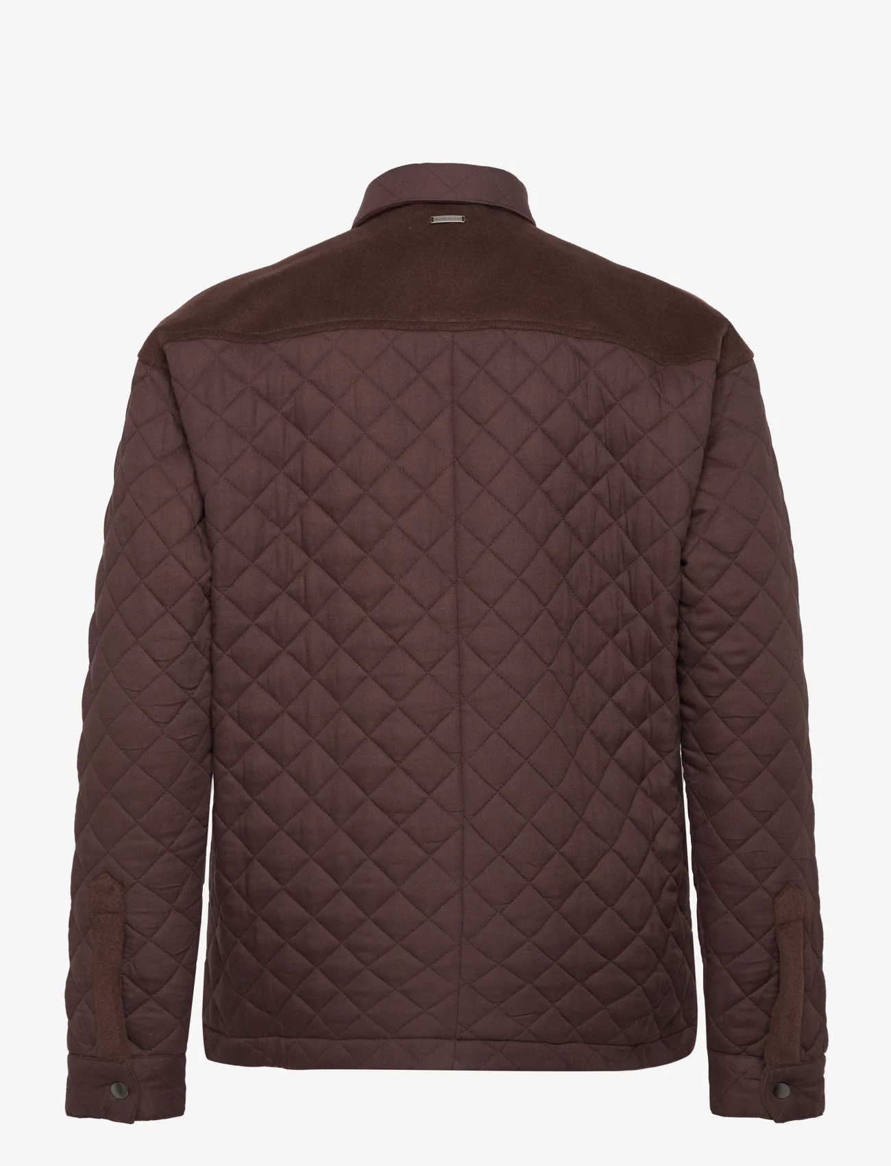 Bruuns Bazaar - Quilt Elmo jacket - vårjakker - demitasse - 1