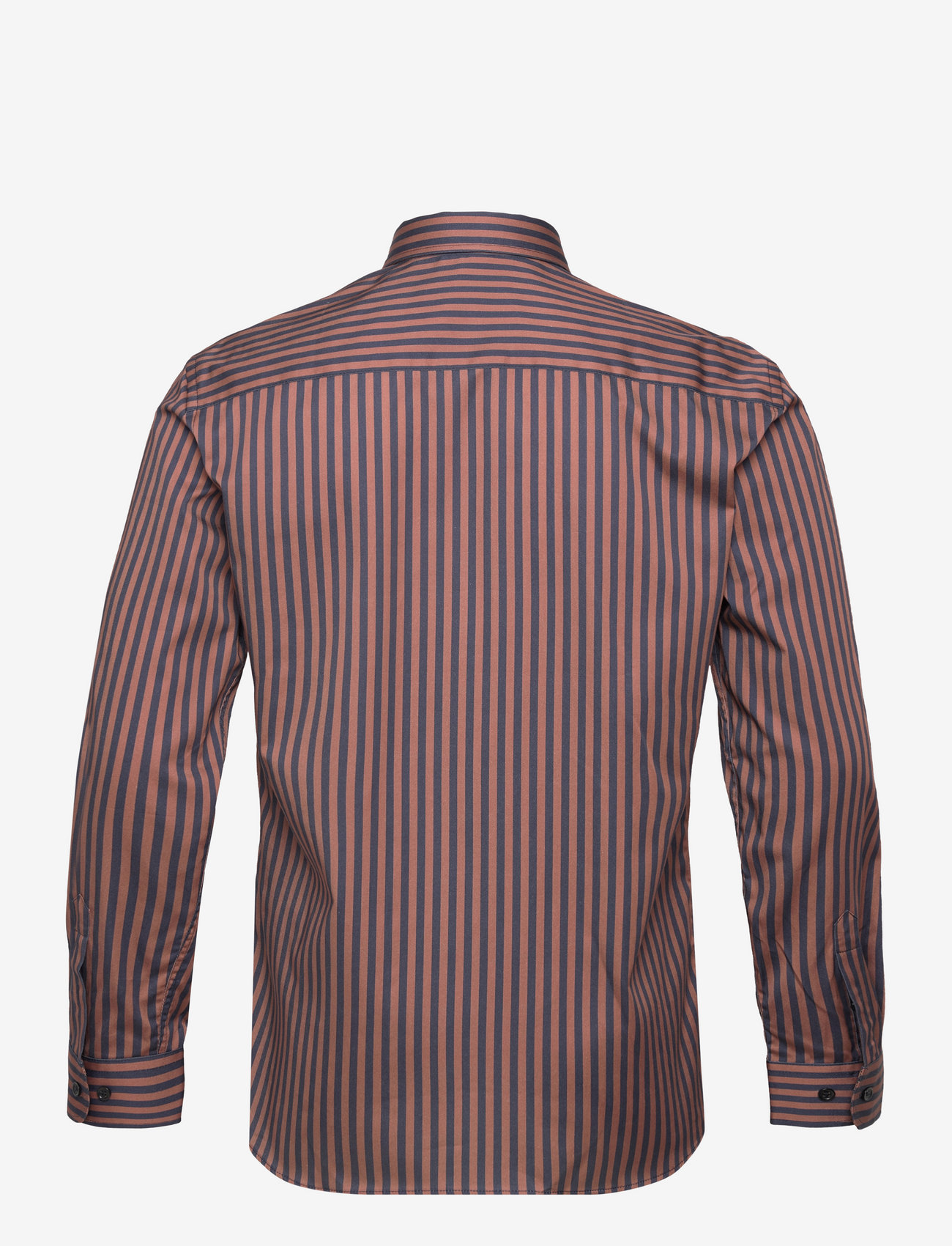 Bruuns Bazaar - Lyx Norman shirt - brown stripe - 1