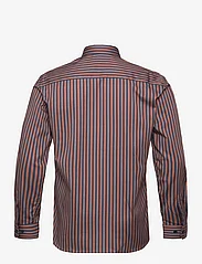 Bruuns Bazaar - Lyx Norman shirt - dalykinio stiliaus marškiniai - brown stripe - 1