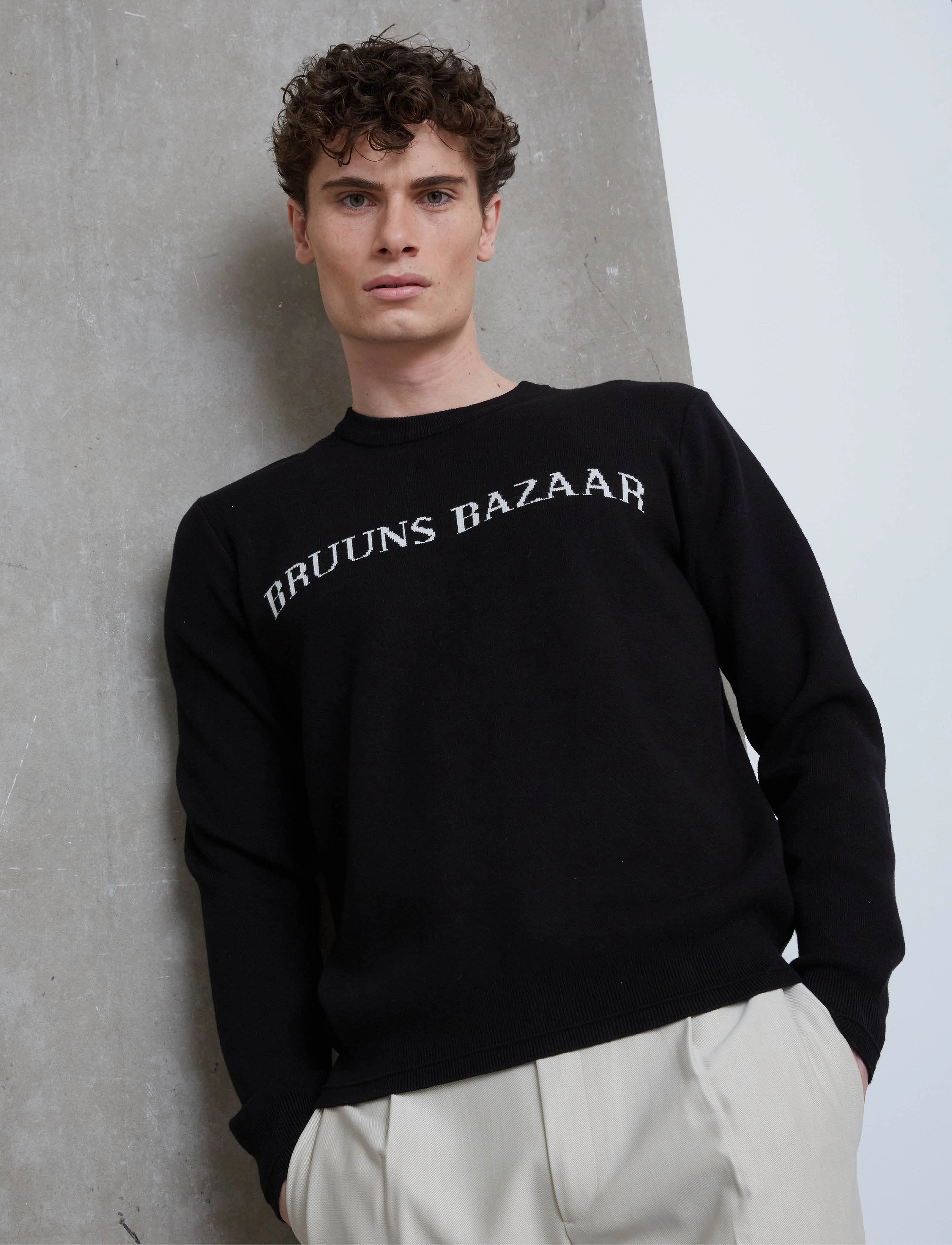 Bruuns Bazaar - SimonBBNouveau knit - black - 2