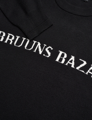 Bruuns Bazaar - SimonBBNouveau knit - adījumi ar apaļu kakla izgriezumu - black - 3