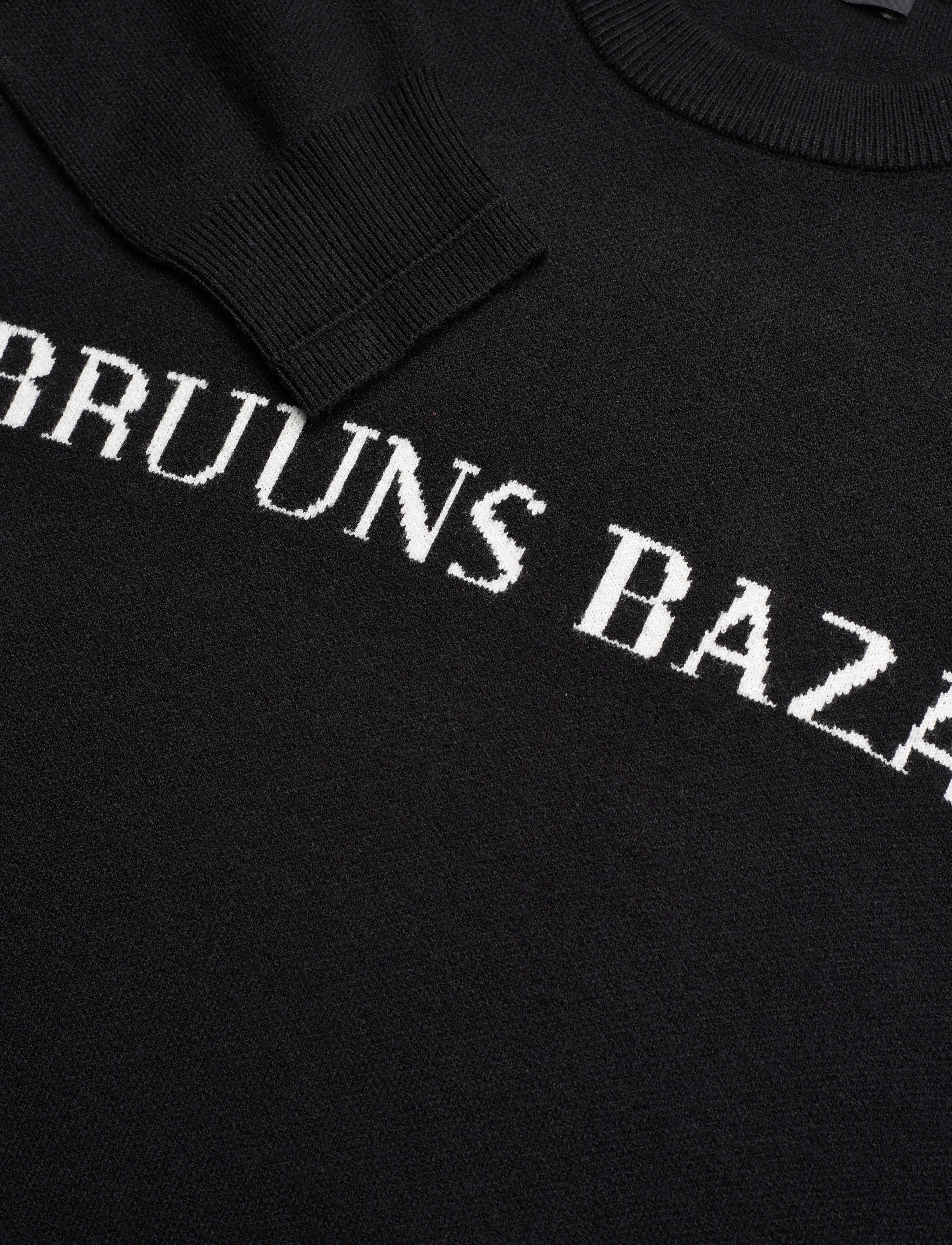 Bruuns Bazaar - SimonBBNouveau knit - black - 3