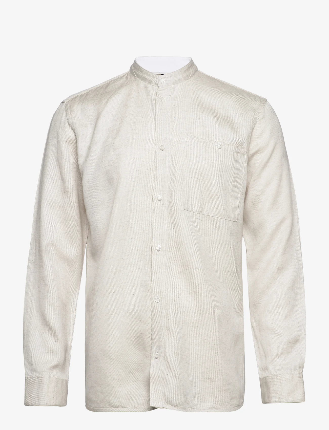 Bruuns Bazaar - Lin Jour shirt - laisvalaikio marškiniai - white - 0