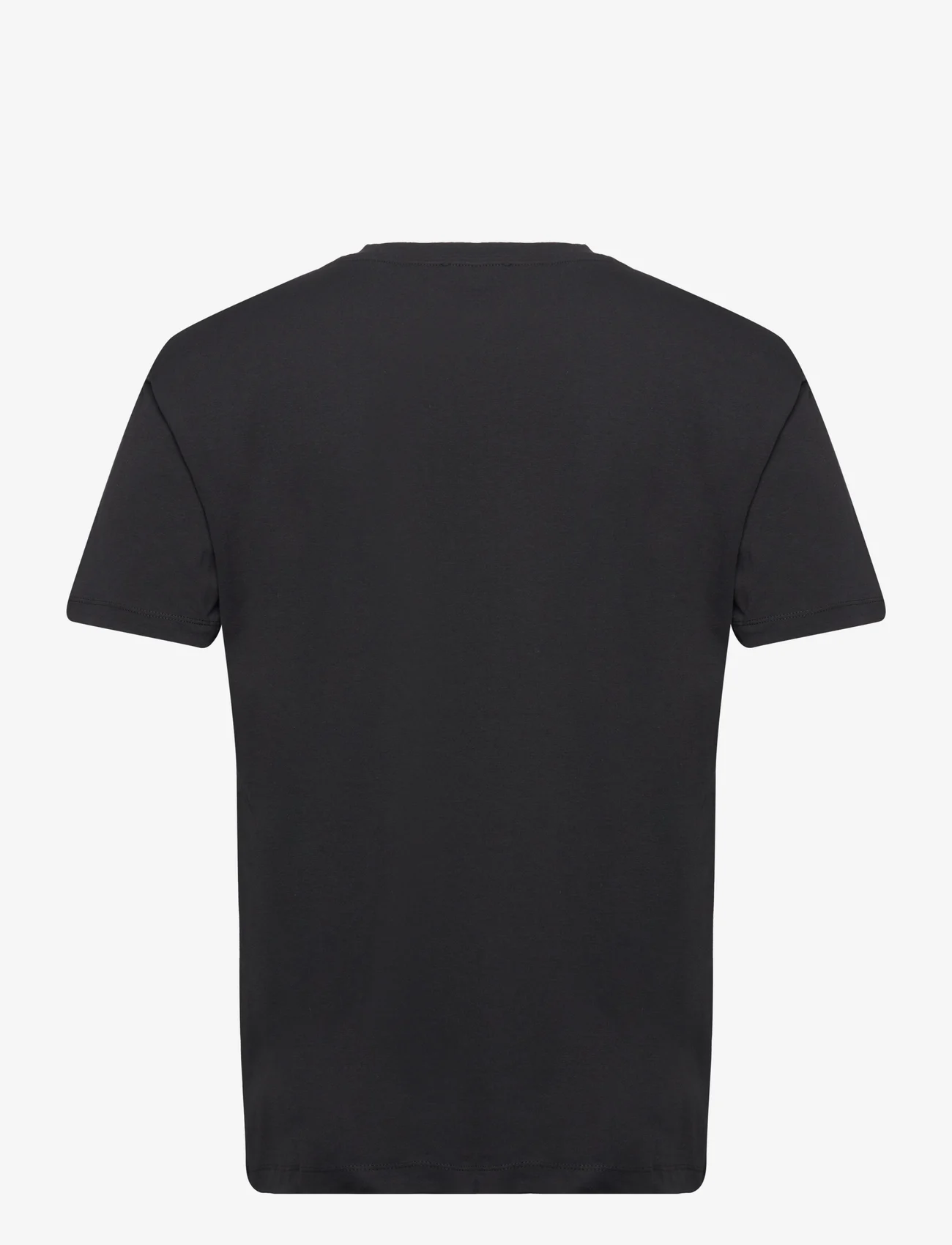 Bruuns Bazaar - GusBBLogo tee - kortermede t-skjorter - black - 1