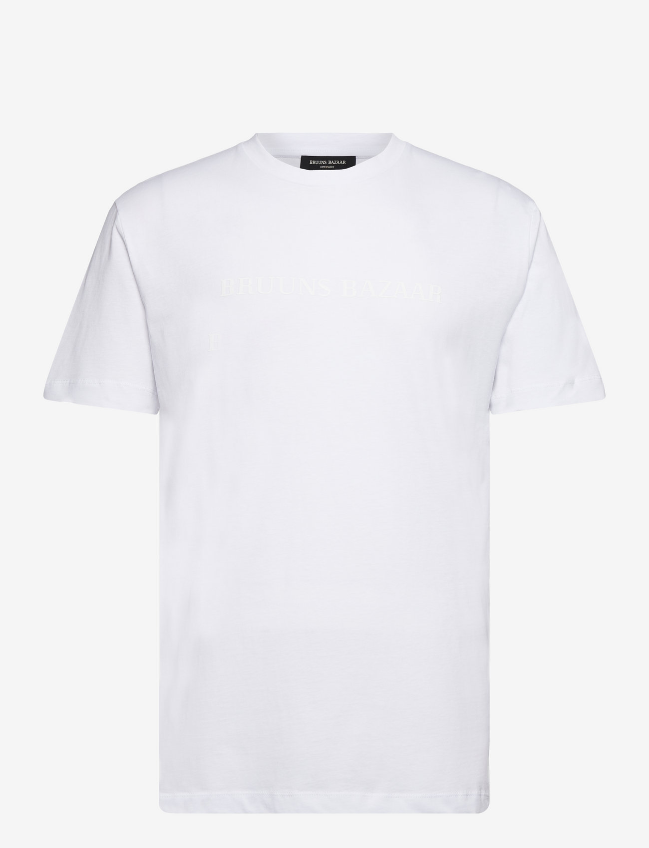 Bruuns Bazaar - GusBBLogo tee - white - 0