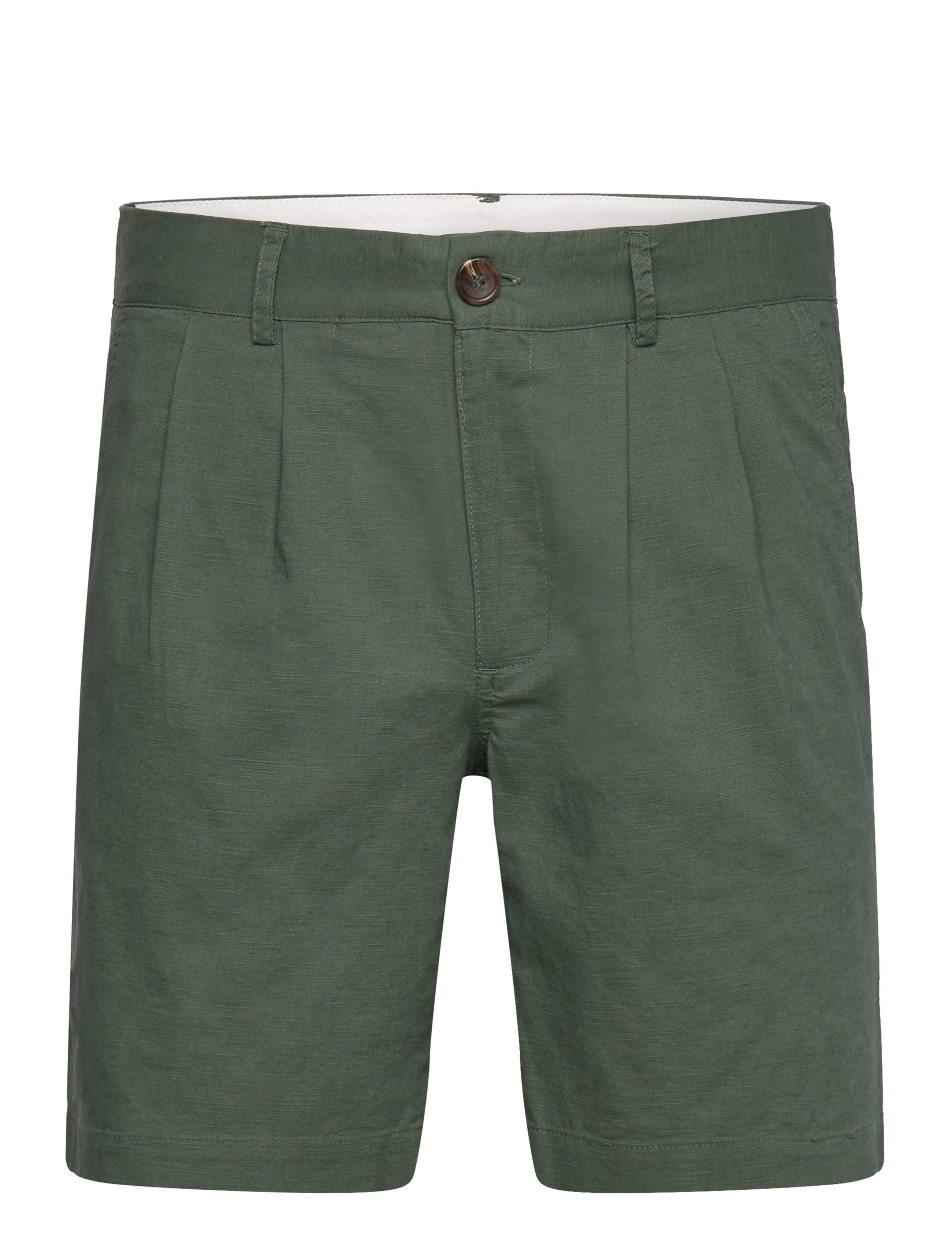 Bruuns Bazaar LinowBBGermain shorts - BRUUNS BAZAAR - FROSTY SPRUCE / khaki/green