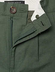 Bruuns Bazaar - LinowBBGermain shorts - hørshorts - frosty spruce - 3