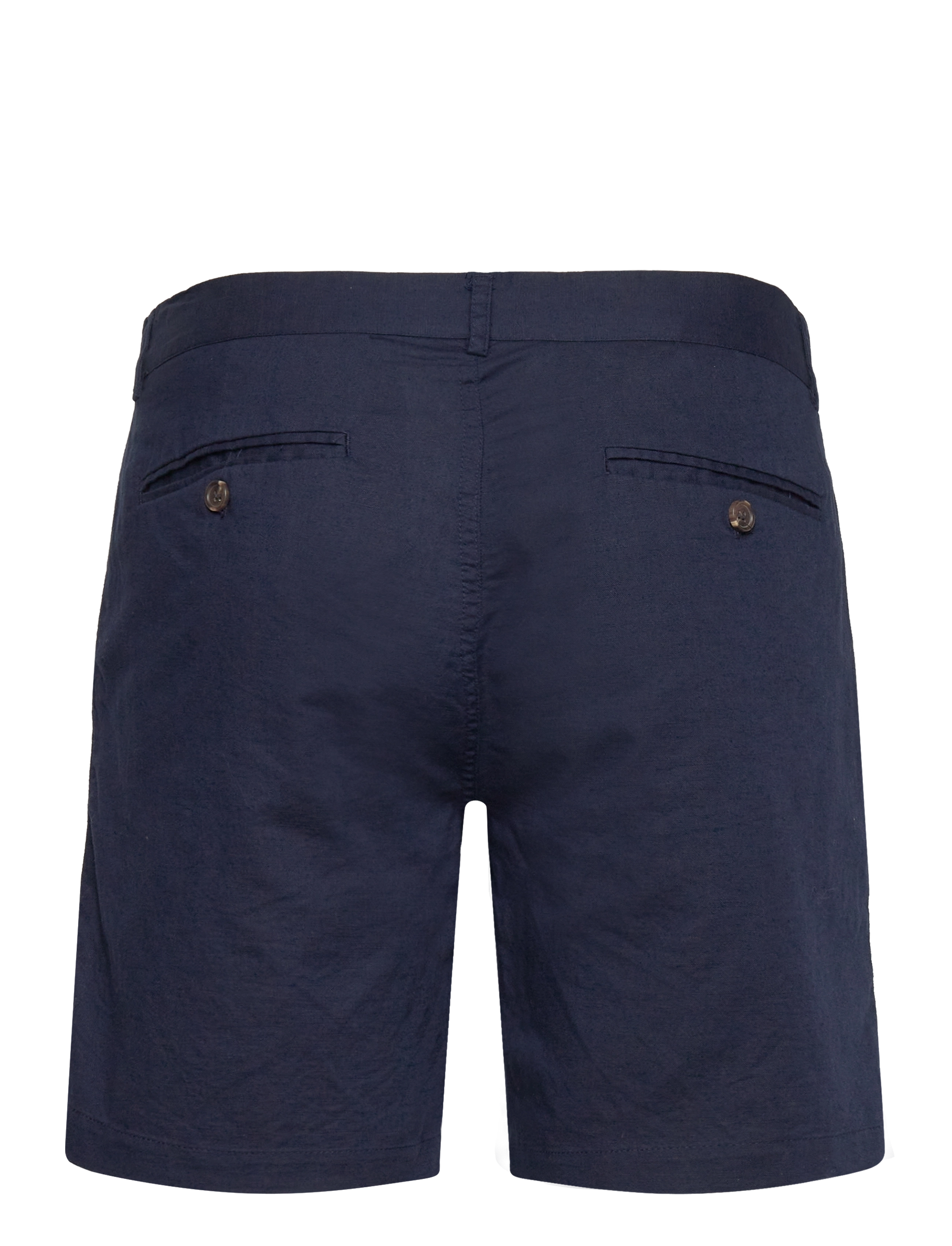 Bruuns Bazaar - LinowBBGermain shorts - hørshorts - navy blazer - 1