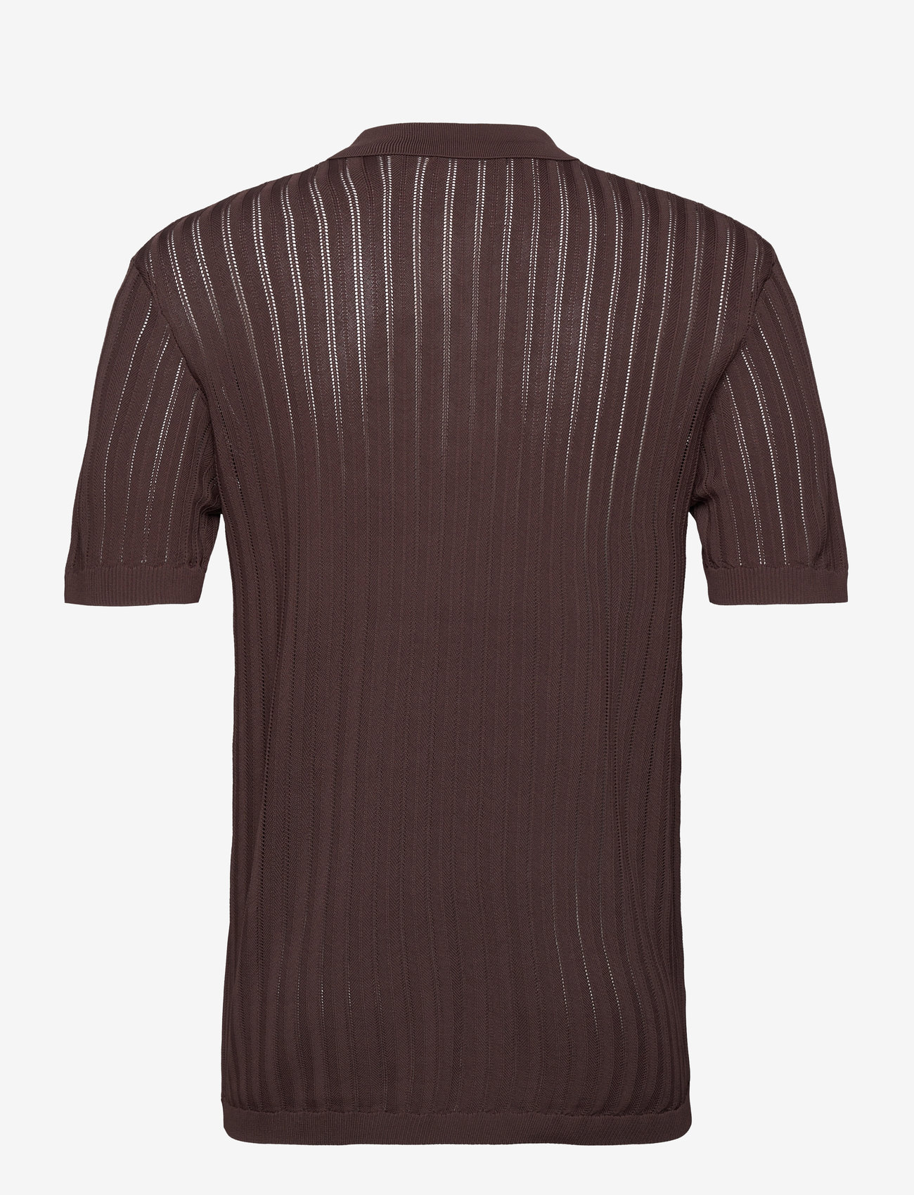 Bruuns Bazaar - RiverBBSaint polo knit - seal brown - 1
