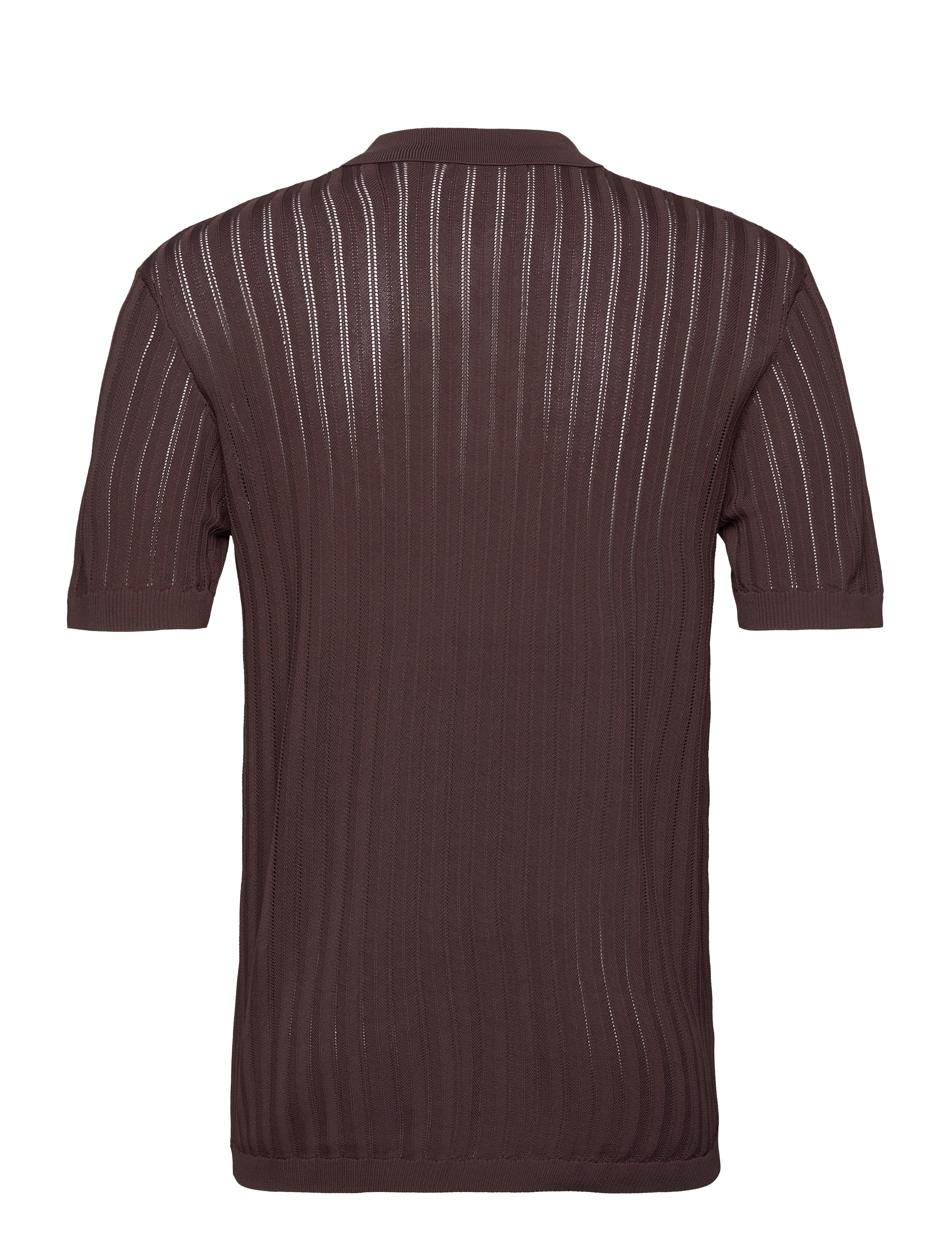 Bruuns Bazaar - RiverBBSaint polo knit - seal brown - 1