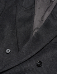 Bruuns Bazaar - FuzzyBBDoubalina coat - Žieminės striukės - black melange - 3