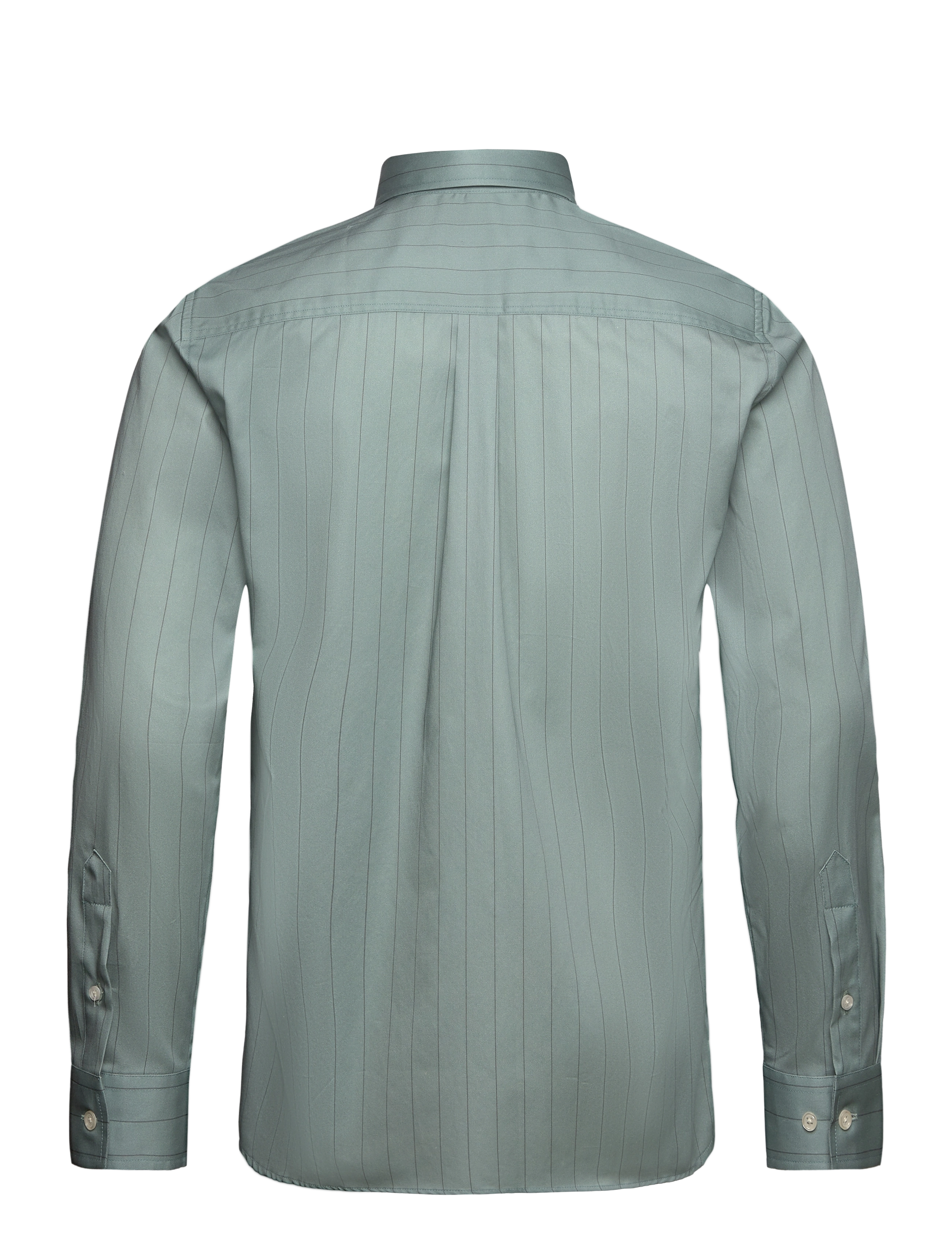 Bruuns Bazaar - Sky Lorenzo shirt - sage stripe - 1