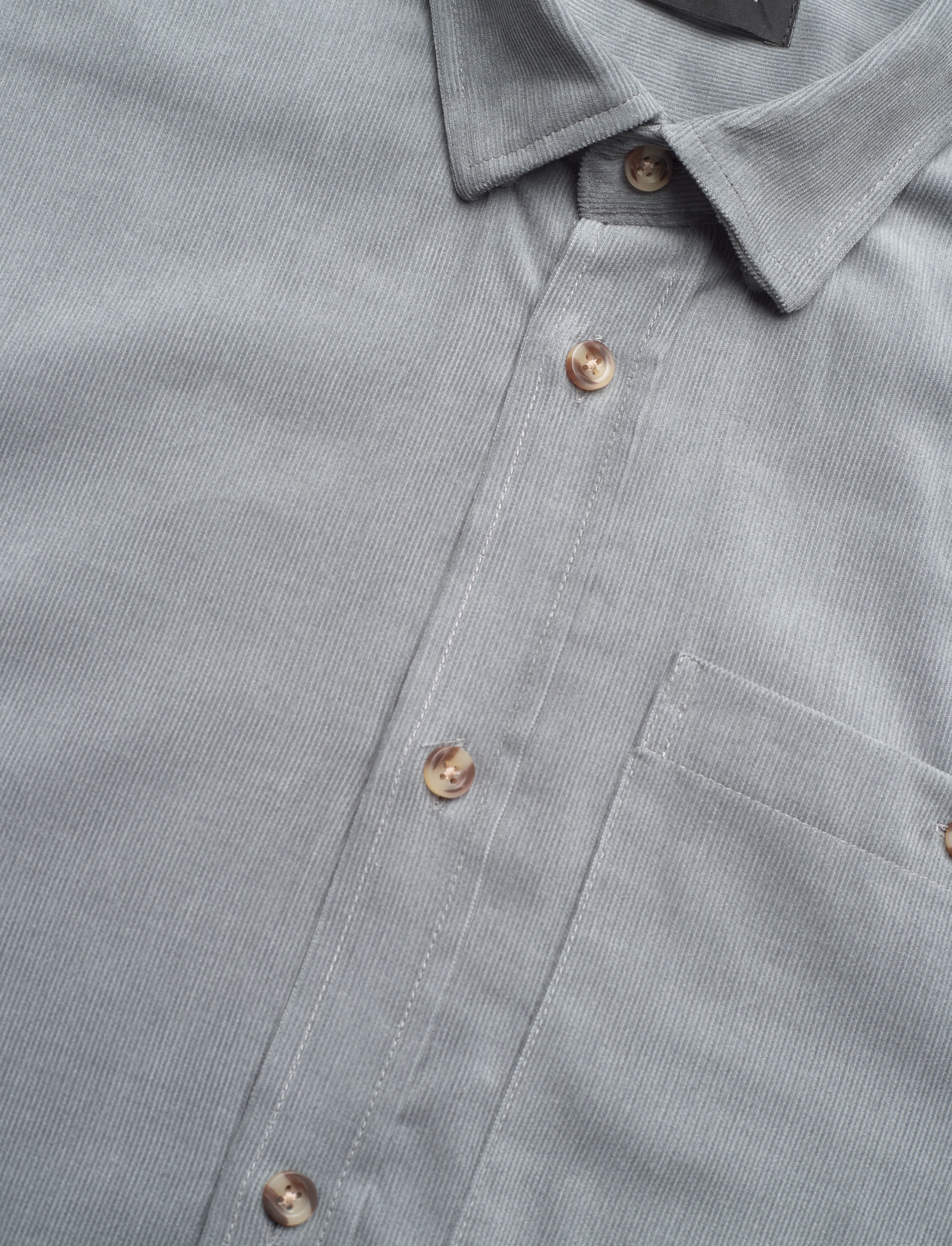 Bruuns Bazaar - CordBBStoke shirt - light grey - 3