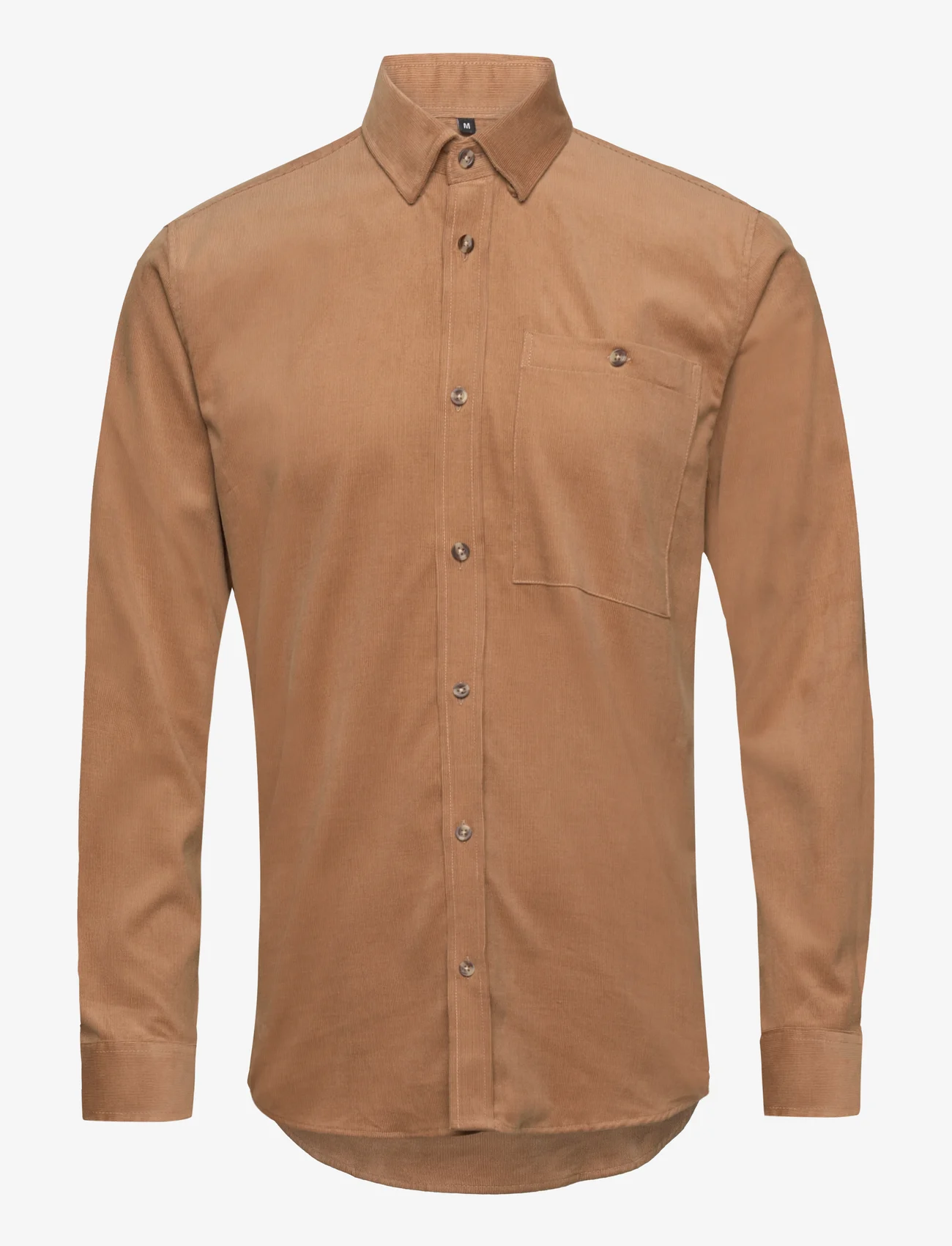 Bruuns Bazaar - CordBBStoke shirt - velveta krekli - seal brown - 0