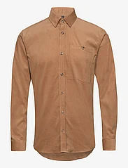 Bruuns Bazaar - CordBBStoke shirt - kordfløyelsskjorter - seal brown - 0