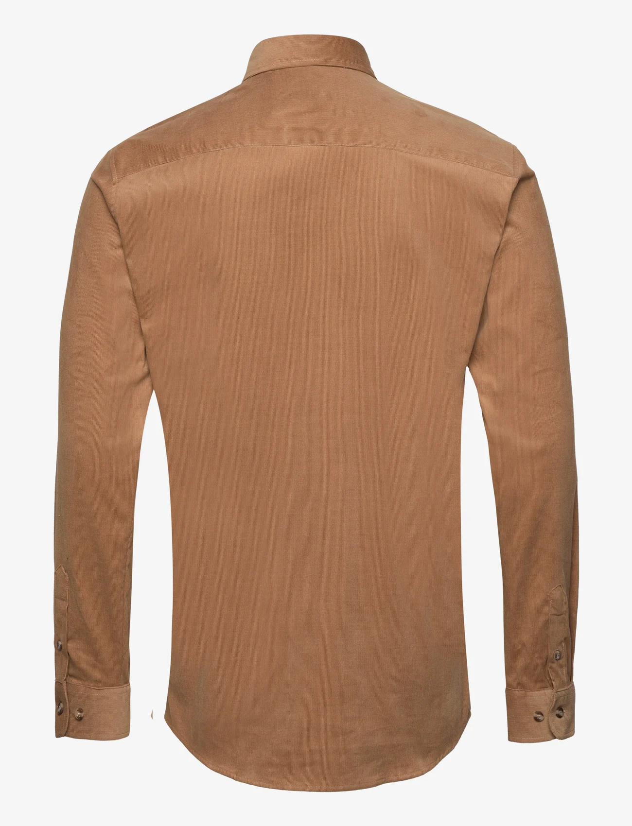 Bruuns Bazaar - CordBBStoke shirt - kordfløyelsskjorter - seal brown - 1