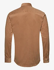 Bruuns Bazaar - CordBBStoke shirt - velveta krekli - seal brown - 1