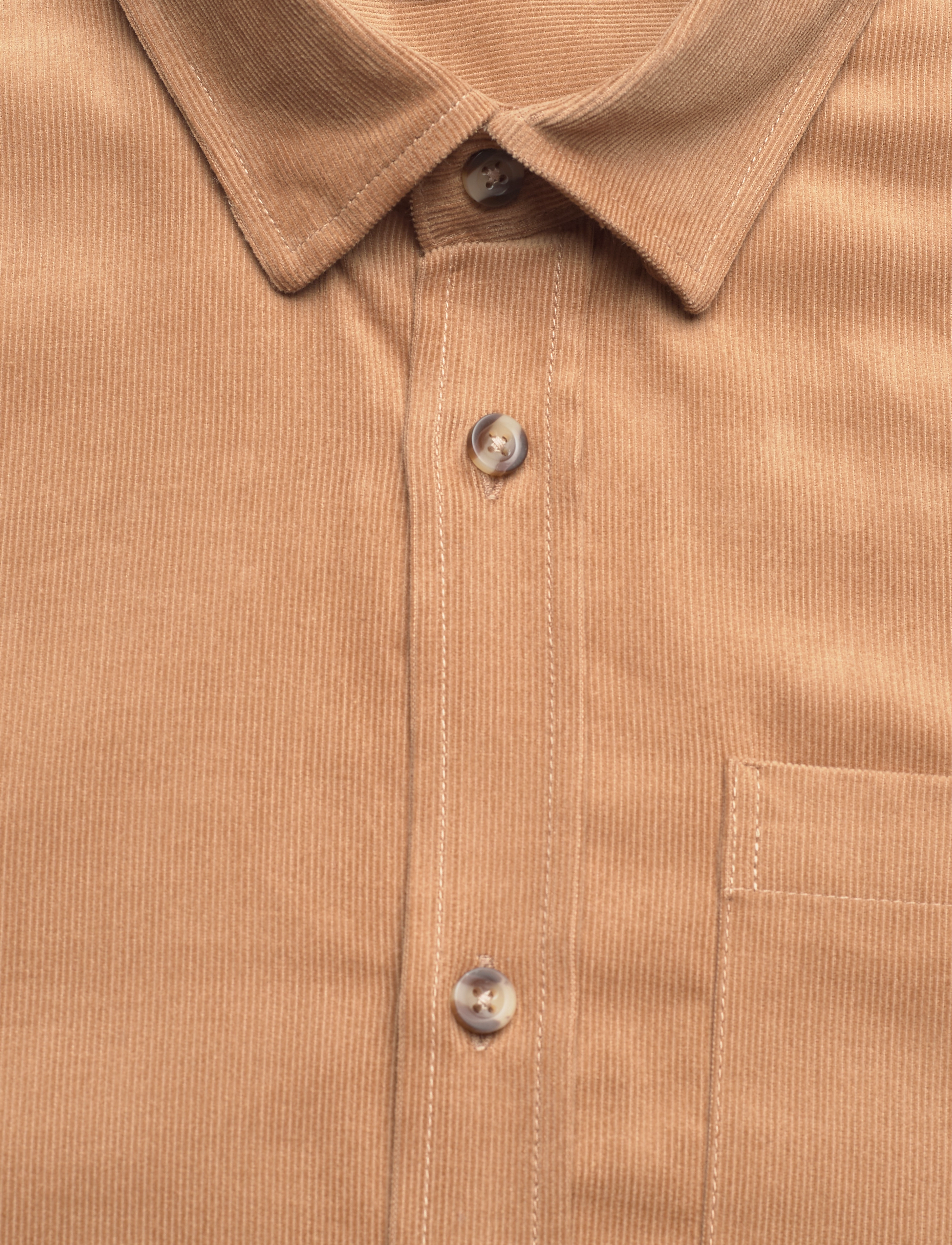 Bruuns Bazaar - CordBBStoke shirt - seal brown - 2