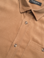 Bruuns Bazaar - CordBBStoke shirt - fløjlsskjorter - seal brown - 3
