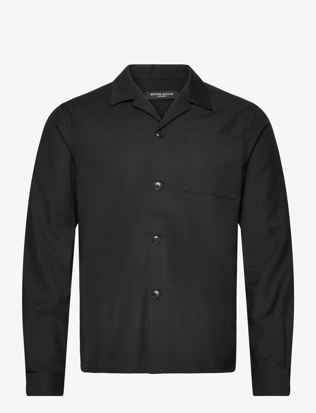 Bruuns Bazaar - MicksBBStone jacket - vyrams - black - 0