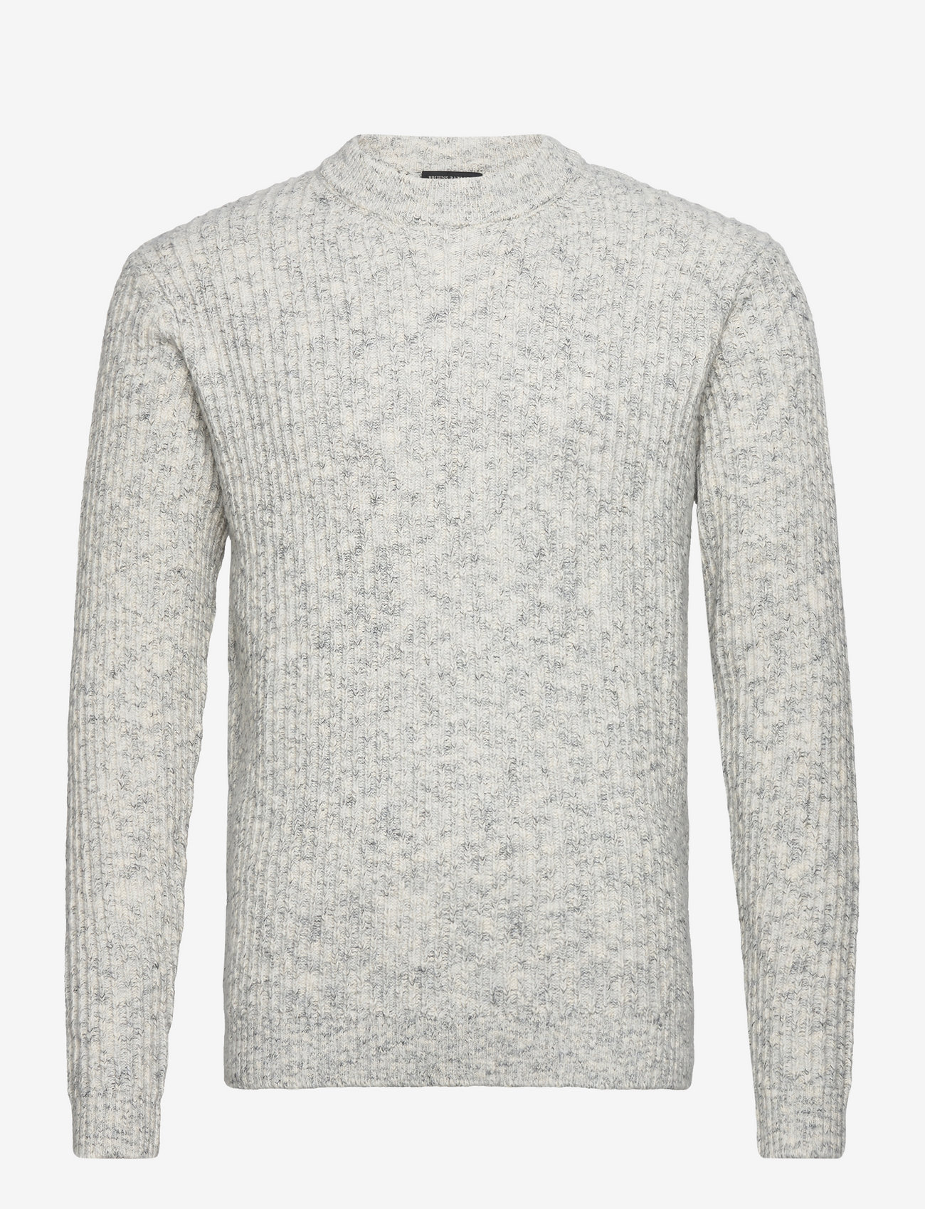 Bruuns Bazaar - WafBBLuke knit - grey mel - 0