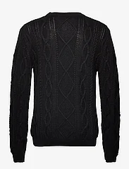Bruuns Bazaar - RaymondBBCable knit - megztinis su apvalios formos apykakle - black - 1
