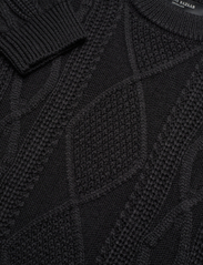 Bruuns Bazaar - RaymondBBCable knit - Ümmarguse kaelusega kudumid - black - 3