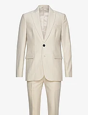 Bruuns Bazaar - WeftBBFrancoAxel suit - Žaketes ar divrindu pogājumu - kit - 0