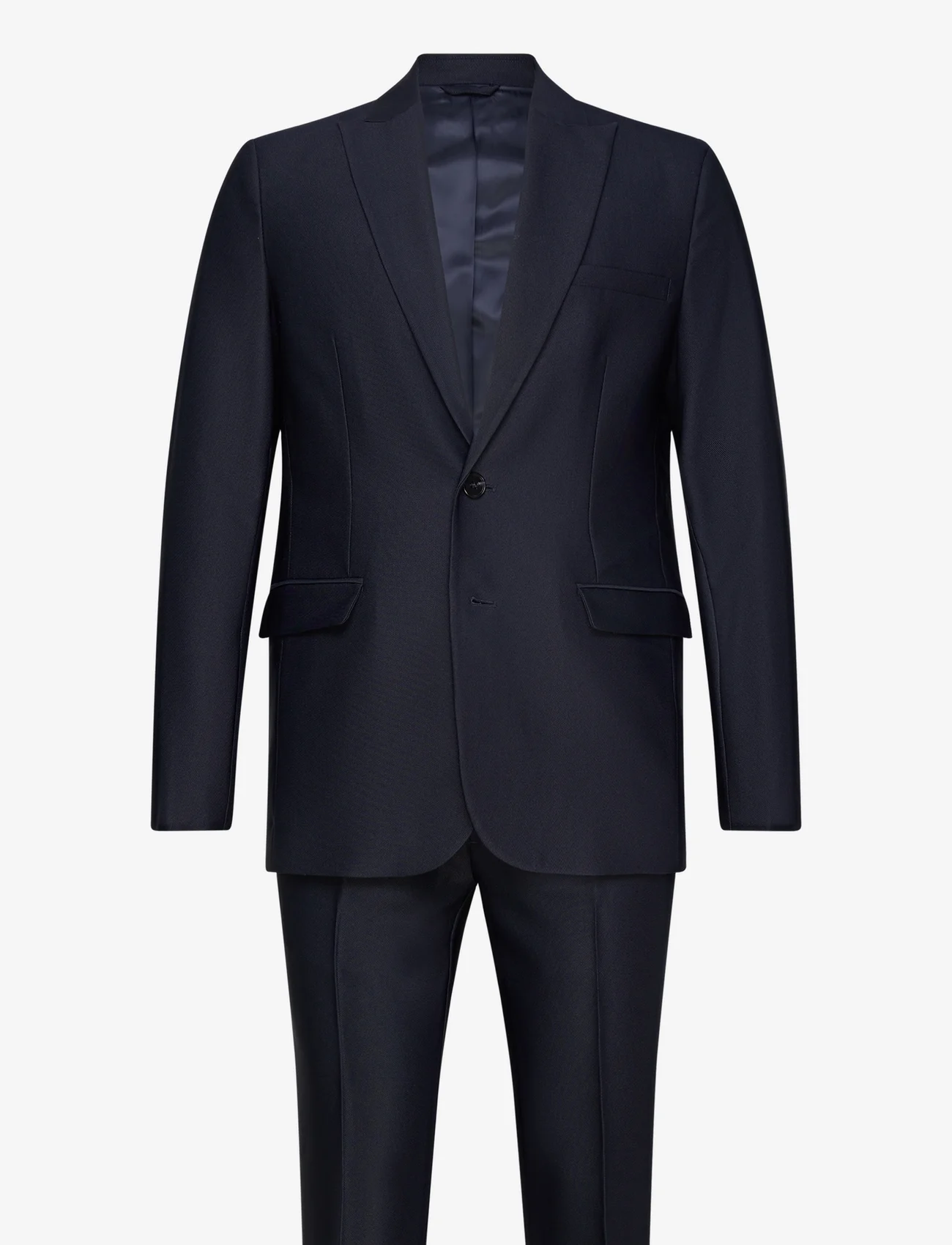Bruuns Bazaar - WeftBBFrancoAxel suit - kahe rinnatisega ülikonnad - navy - 0