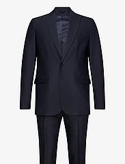 Bruuns Bazaar - WeftBBFrancoAxel suit - dobbeltradede jakkesæt - navy - 0