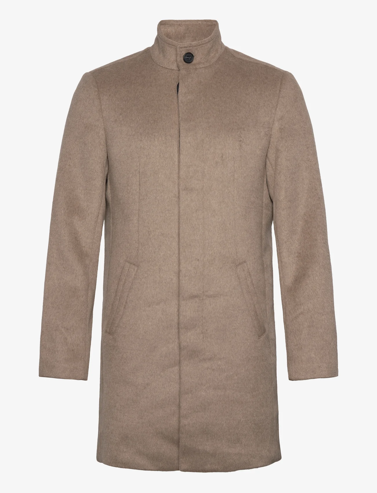Bruuns Bazaar - KatBBAustin coat - uldfrakker - camel mel - 0