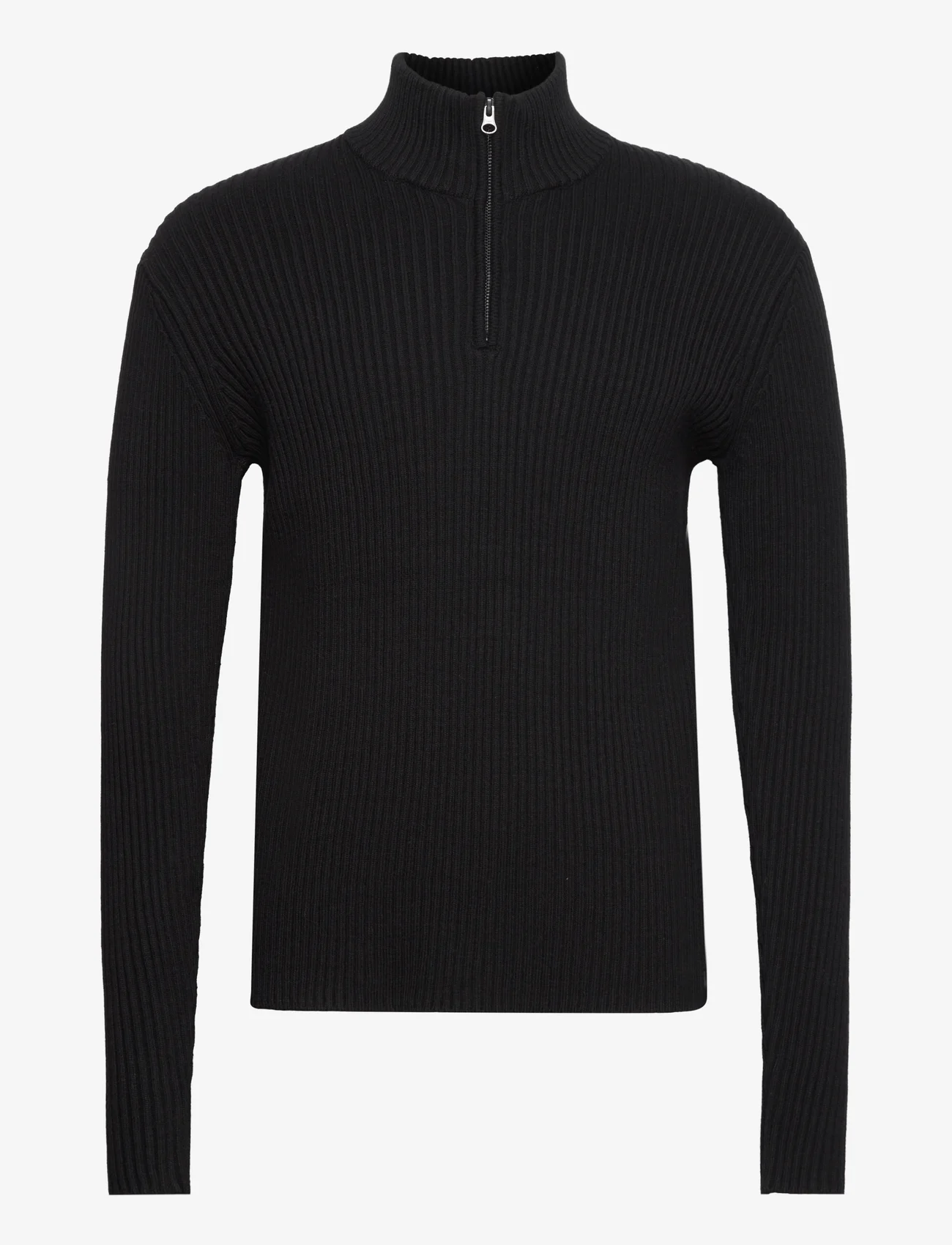 Bruuns Bazaar - SimBBBilly zip knit - menn - black - 0