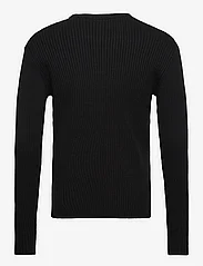 Bruuns Bazaar - SimBBBenny crew neck knit - knitted round necks - black - 1