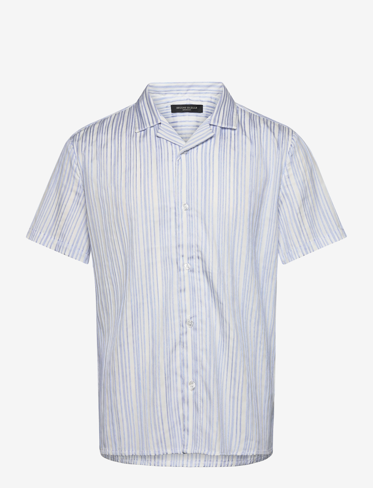 Bruuns Bazaar - DimensionBBHomme shirt - light blue stripe - 0