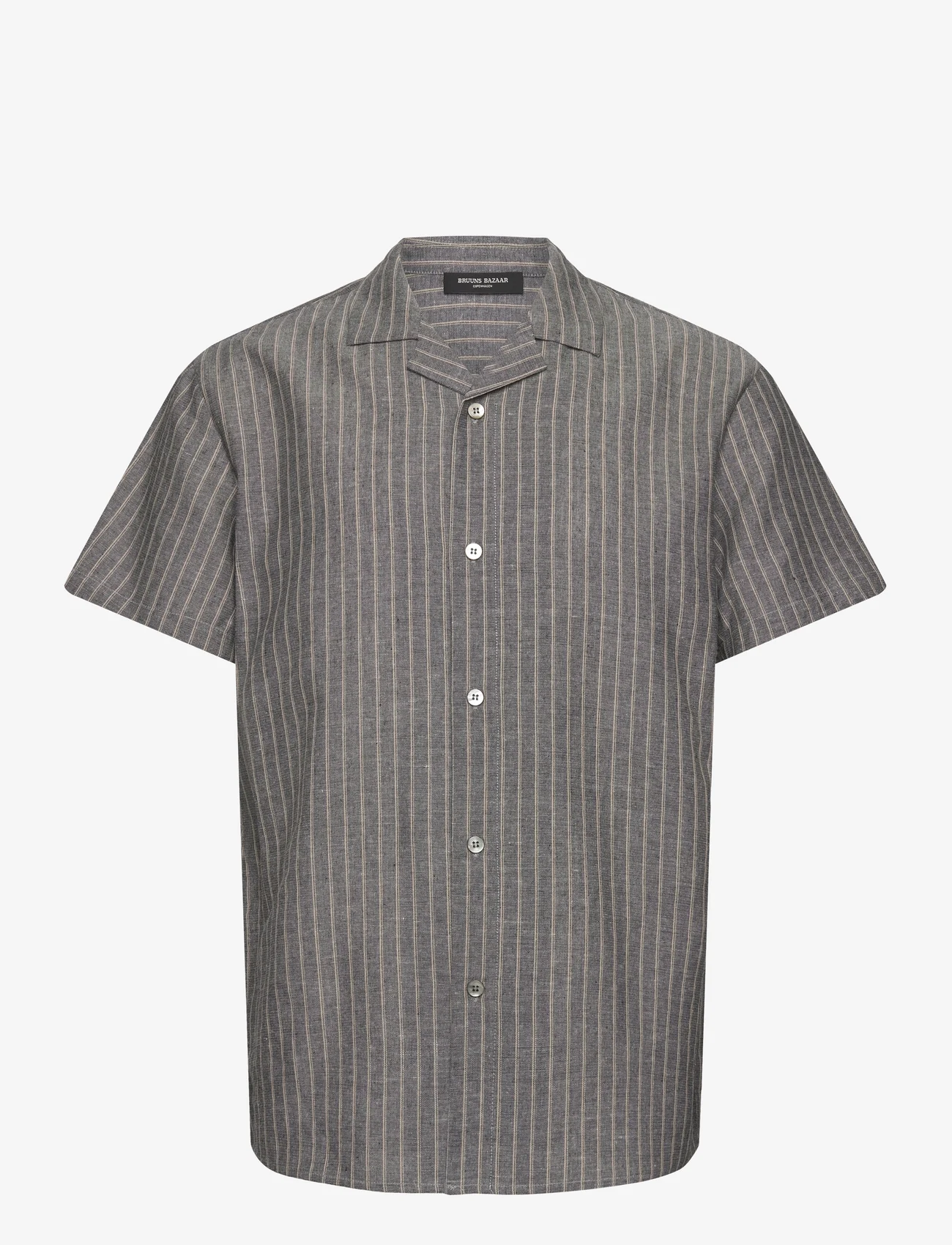 Bruuns Bazaar - StiplinBBHomer shirt - kortærmede skjorter - stripe - 0