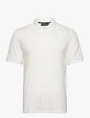 Bruuns Bazaar - TwistedBBGonzales polo t-shirt - mężczyźni - white - 0