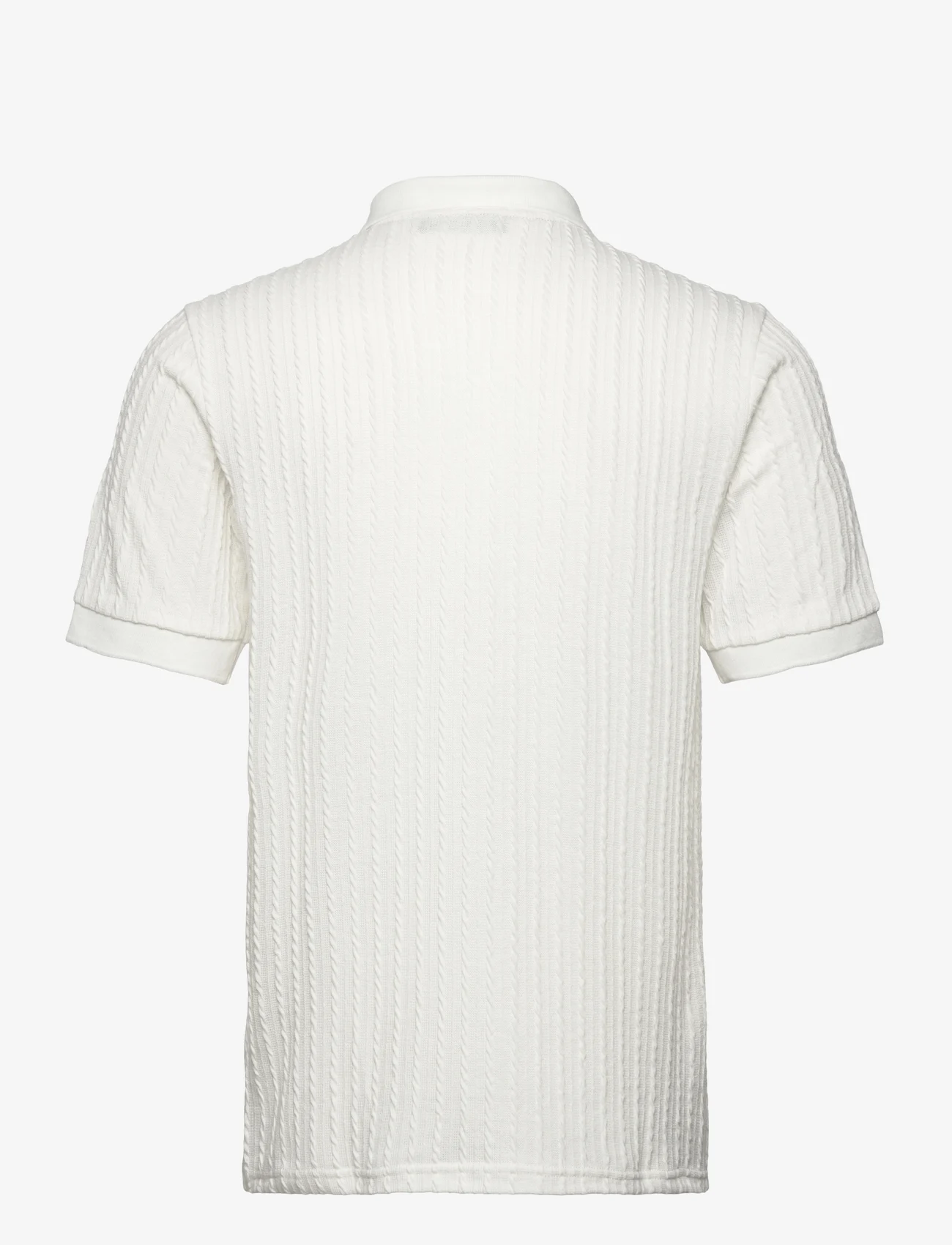 Bruuns Bazaar - TwistedBBGonzales polo t-shirt - mężczyźni - white - 1