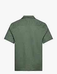 Bruuns Bazaar - LinowBBHomer ss shirt - lininiai marškiniai - frosty spruce - 1