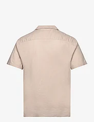 Bruuns Bazaar - LinowBBHomer ss shirt - linasest riidest särgid - irish cream - 1