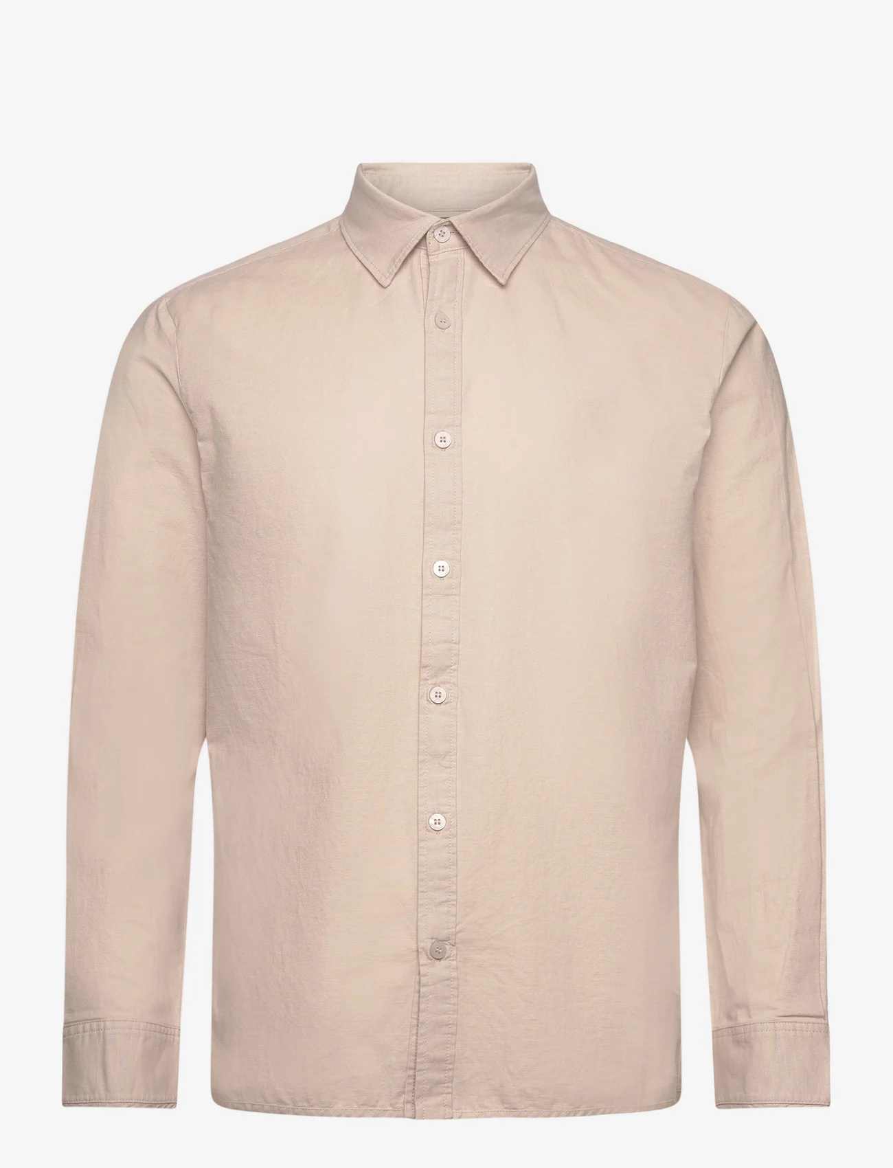 Bruuns Bazaar - LinowBBGiil LS shirt - avslappede skjorter - irish cream - 0