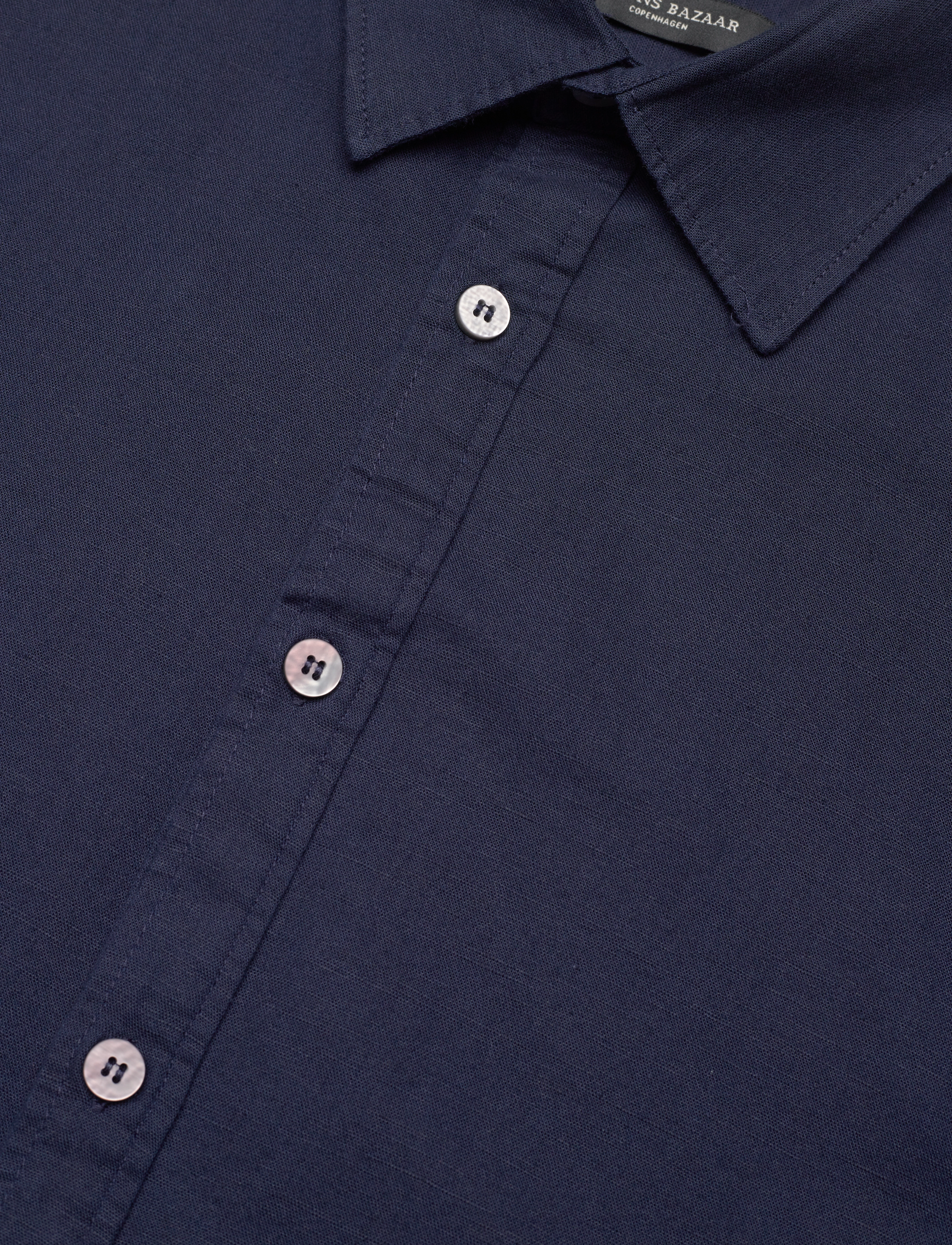 Bruuns Bazaar - LinowBBGiil LS shirt - navy blazer - 3