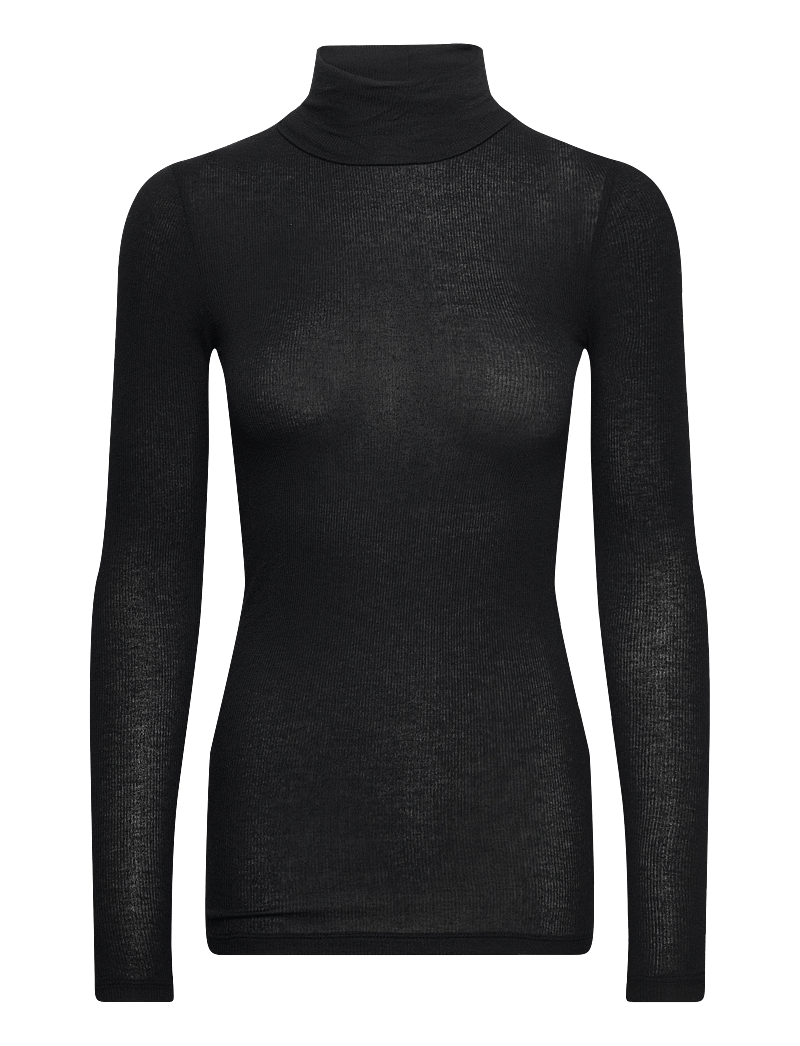 Bruuns Bazaar - AngelaBB Roll neck - pologenser - black - 1