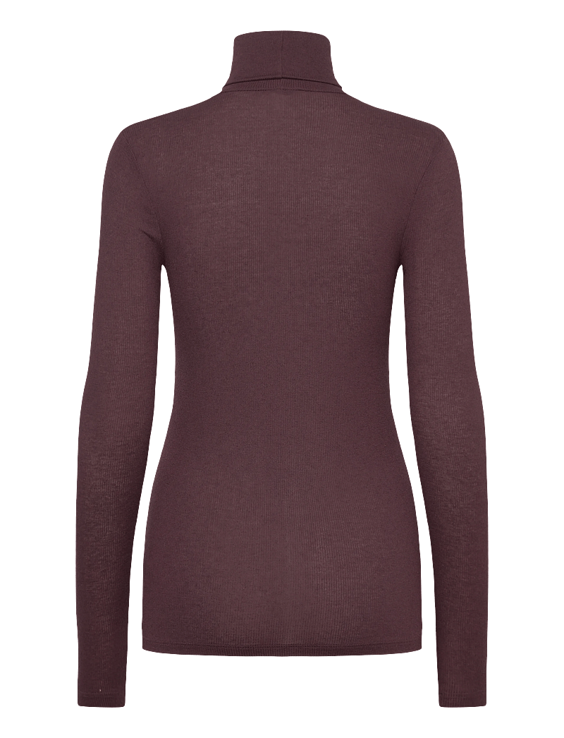 Bruuns Bazaar - AngelaBB Roll neck - polotröjor - bordeaux - 1