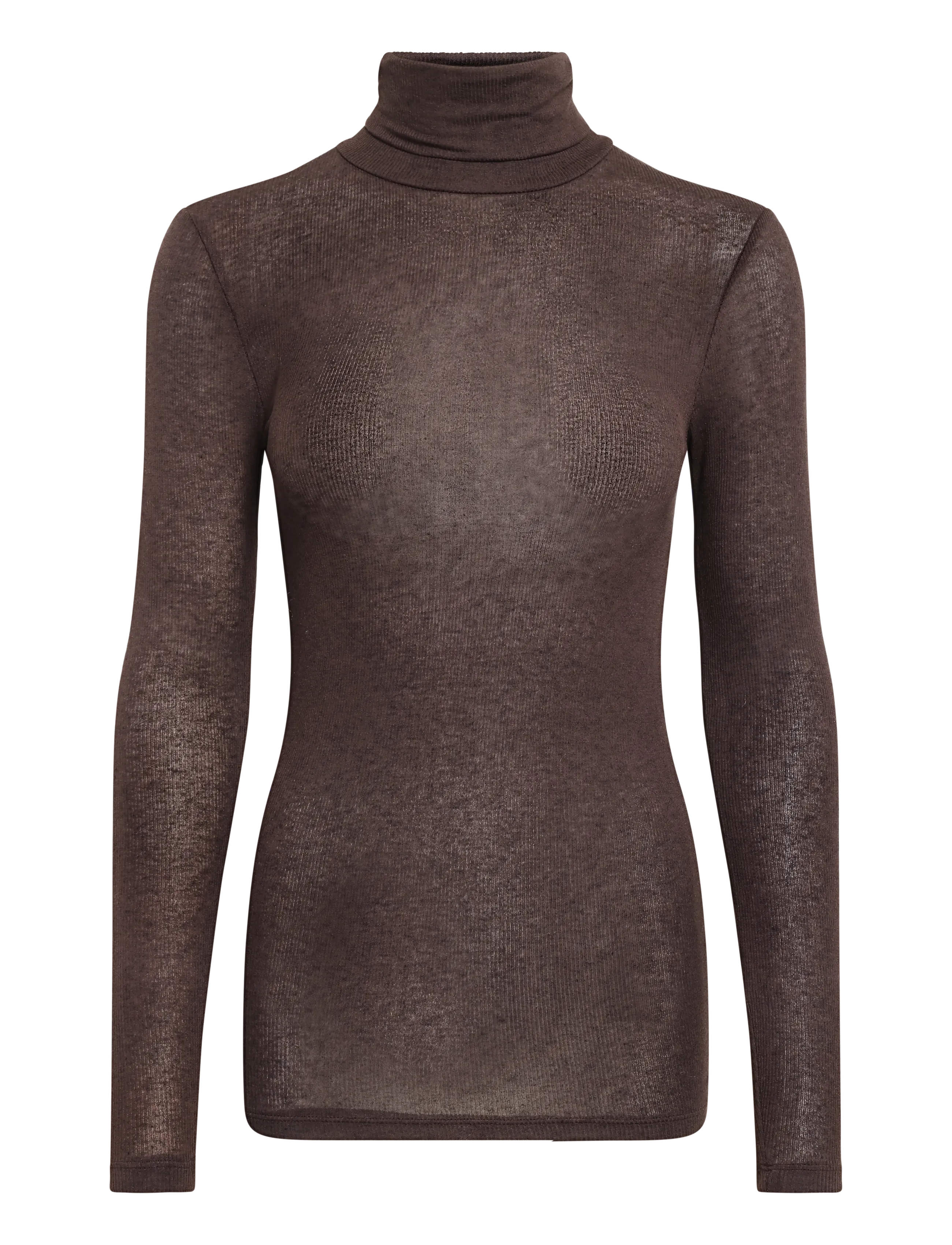 Bruuns Bazaar AngelaBB Roll neck - Basics - DARK BROWN / brown